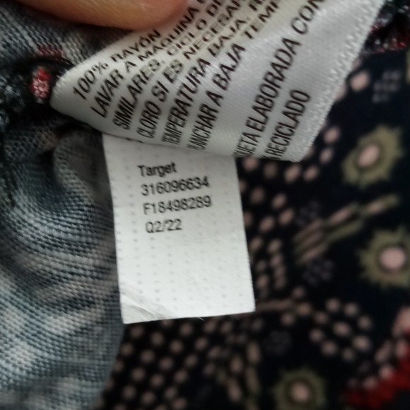 Knox Rose Women's Long Sleeve Button-Front Night Sky Dress in Size XXL - Picture 8 of 10